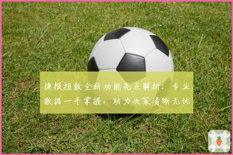 捷报指数全新功能亮点解析：专业数据一手掌握，助力决策清晰无忧